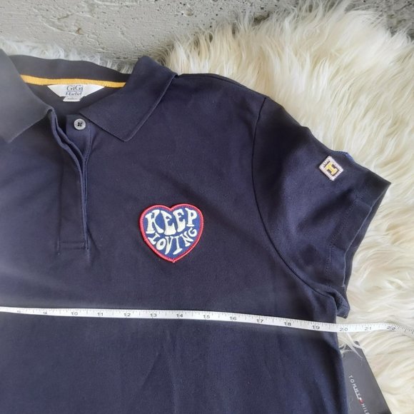 Tommy Hilfiger Gigi Hadid Cropped Polo Tee - Picture 15 of 16